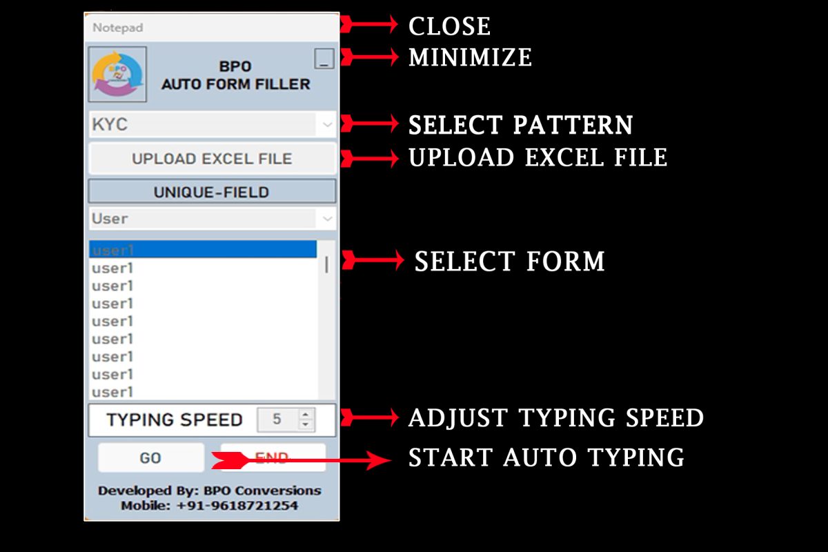 KYC Auto Typer